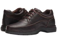 Hotsale Rockport Comfort Oxfords for Men - World Tour Elite Encounter - Dark Brown Tumbled Leather Online